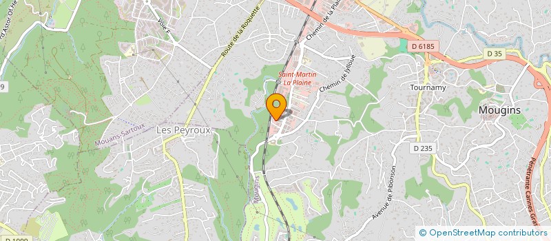 localisation de l'entreprise D WAT à MOUGINS