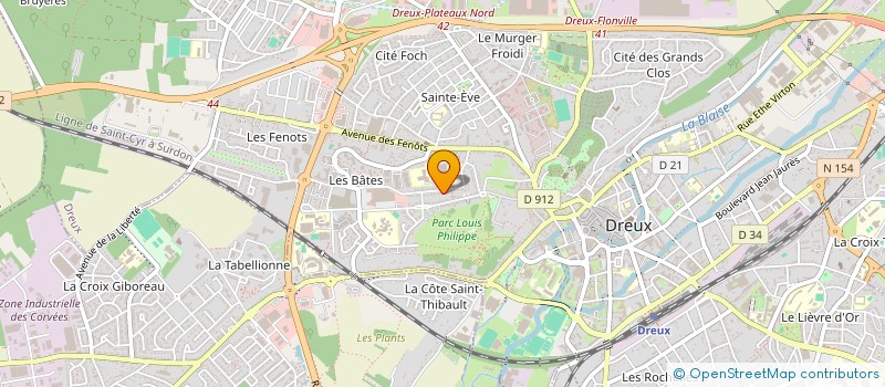 localisation de l'entreprise D-XPORT à DREUX