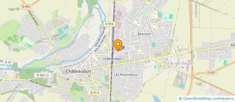 localisation de l'entreprise D & Y à CHATEAUDUN