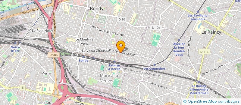 localisation de l'entreprise D & Y INTERNATIONAL  BONDY