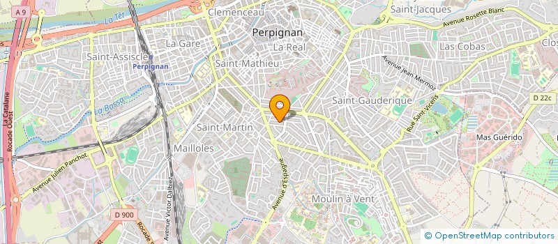 localisation de l'entreprise D.Y.M.E à PERPIGNAN