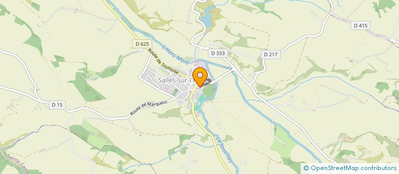 localisation de l'entreprise D.Y.S.J.L  SALLES-SUR-L'HERS