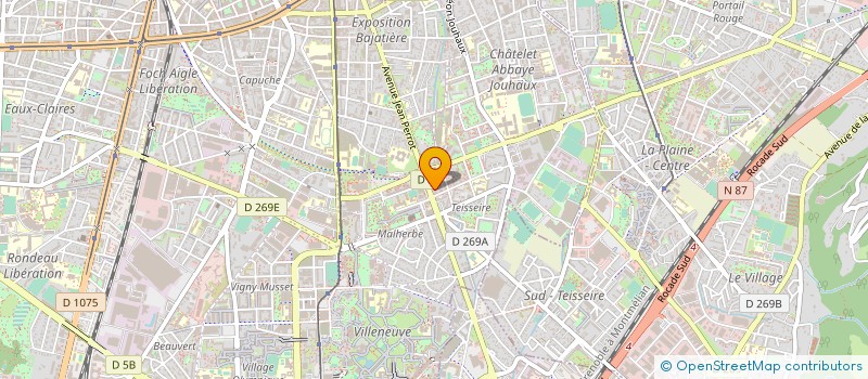 localisation de l'entreprise D.Y.S. TRANSPORTS à GRENOBLE