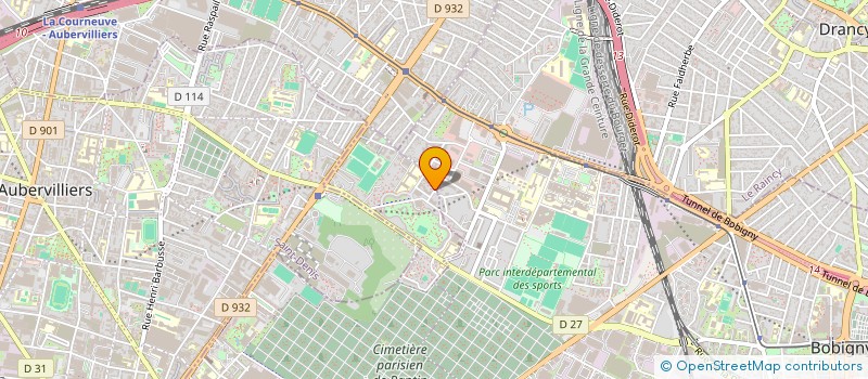 localisation de l'entreprise D.Y TRANSPORTS à PANTIN
