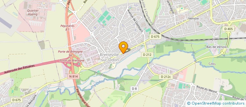 localisation de l'entreprise D'YROISE  BRETTEVILLE-SUR-ODON