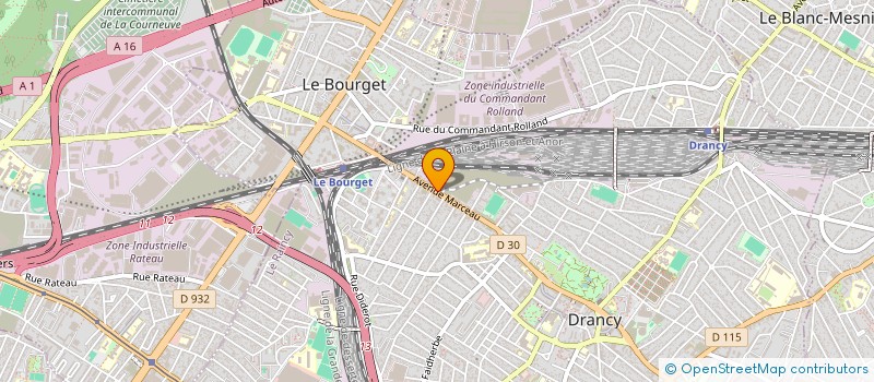 localisation de l'entreprise D&Z ASSURANCES  DRANCY