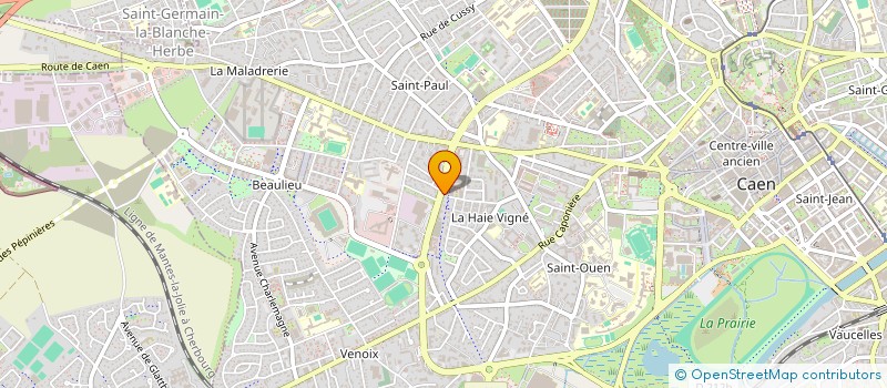 localisation de l'entreprise D & Z IMMO  CAEN