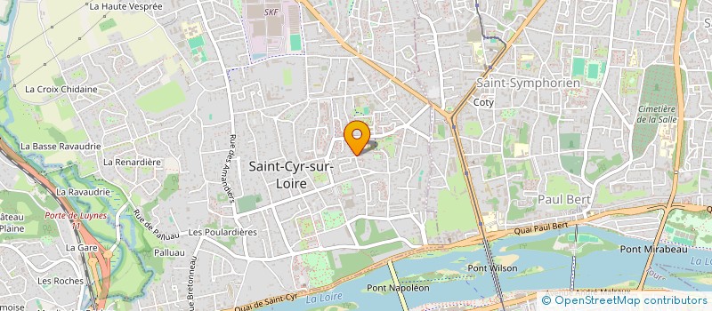 localisation de l'entreprise D.ZEL PROD  SAINT-CYR-SUR-LOIRE