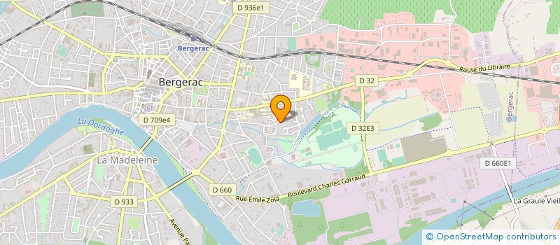 localisation de l'entreprise D ZNEUX DISTRIBUTION à BERGERAC