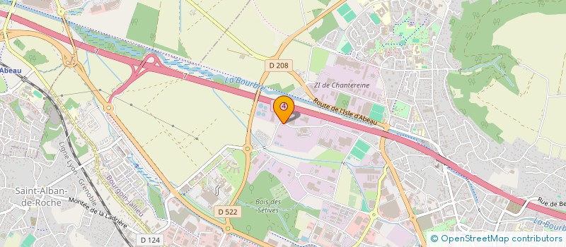 localisation de l'entreprise D10 VADOR  BOURGOIN-JALLIEU