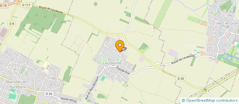 localisation de l'entreprise D117 DES MARRONNIERS  LEUDEVILLE