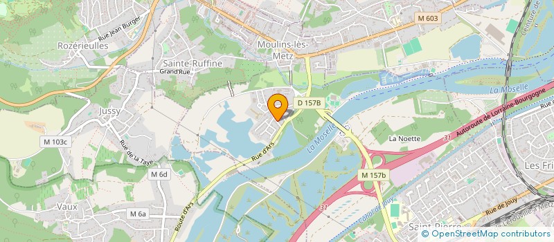 localisation de l'entreprise D13 STUDIO DE CREATION  SCY-CHAZELLES