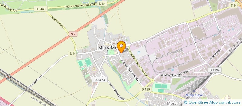 localisation de l'entreprise D1JOUR  MITRY-MORY