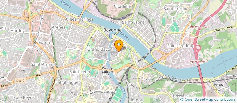 localisation de l'entreprise D2 à BAYONNE