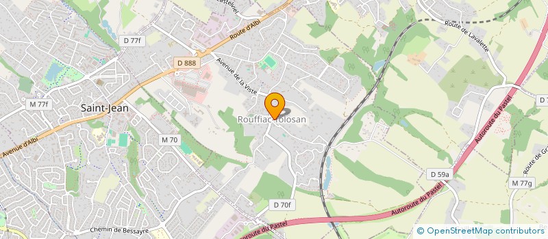 localisation de l'entreprise D2  ROUFFIAC-TOLOSAN