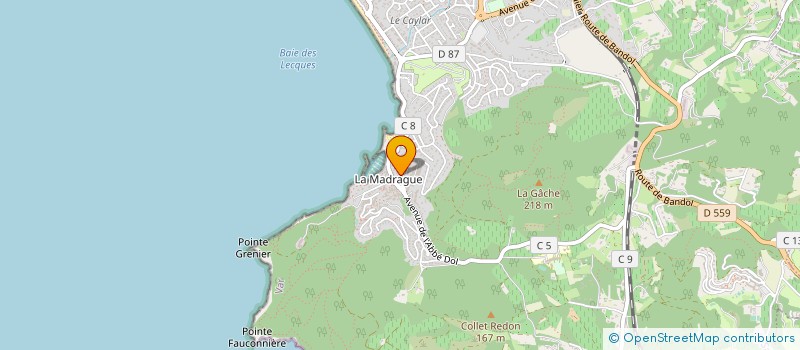 localisation de l'entreprise D2 à SAINT-CYR-SUR-MER