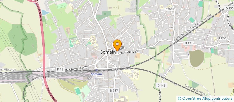 localisation de l'entreprise D2 BAT à SOMAIN