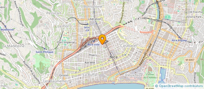 localisation de l'entreprise D2 INVEST à NICE