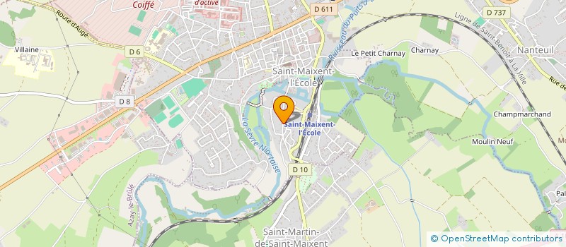 localisation de l'entreprise D2 SMX  SAINT-MAIXENT-L'ECOLE