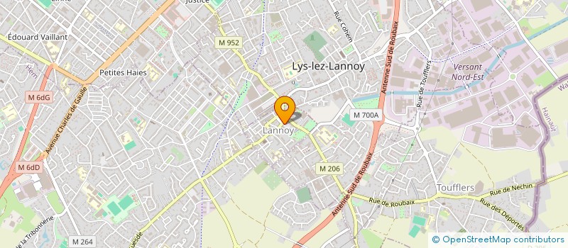 localisation de l'entreprise D21 LANNOY  LANNOY