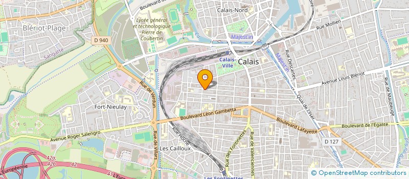 localisation de l'entreprise D2A  CALAIS