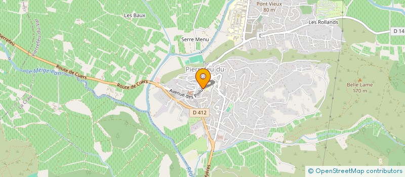 localisation de l'entreprise D2A  PIERREFEU-DU-VAR