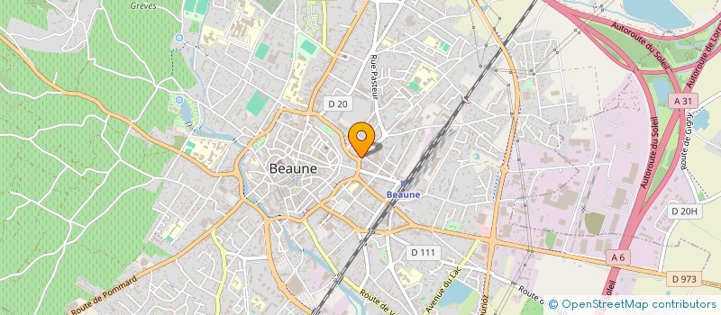 localisation de l'entreprise D2A à BEAUNE