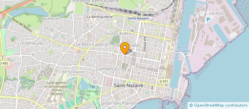 localisation de l'entreprise D2A  SAINT-NAZAIRE