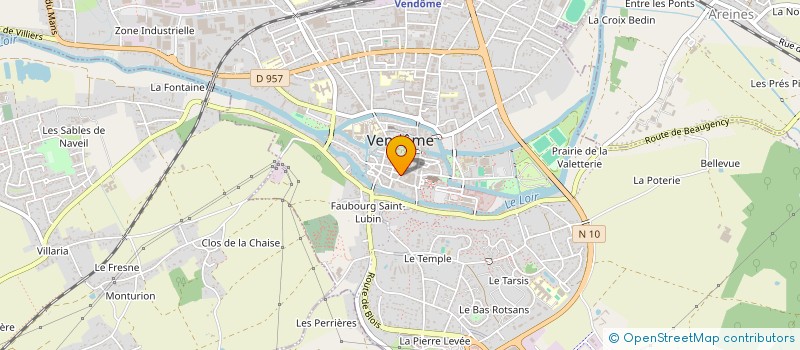 localisation de l'entreprise D2A MANAGEMENT à VENDOME