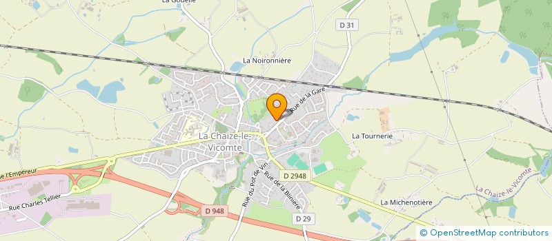 localisation de l'entreprise D2AC  LA CHAIZE-LE-VICOMTE