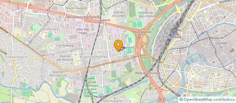 localisation de l'entreprise D2B à STRASBOURG