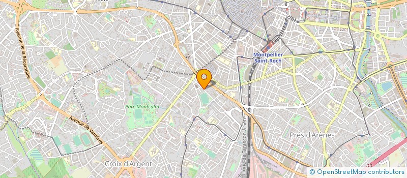 localisation de l'entreprise D2B FACADES à MONTPELLIER