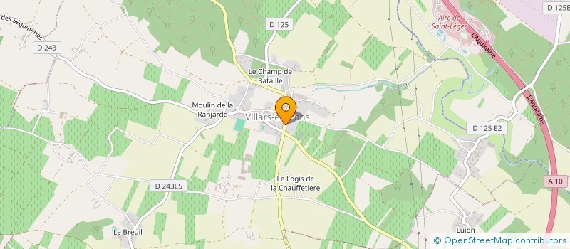 localisation de l'entreprise D2B RACING  VILLARS-EN-PONS