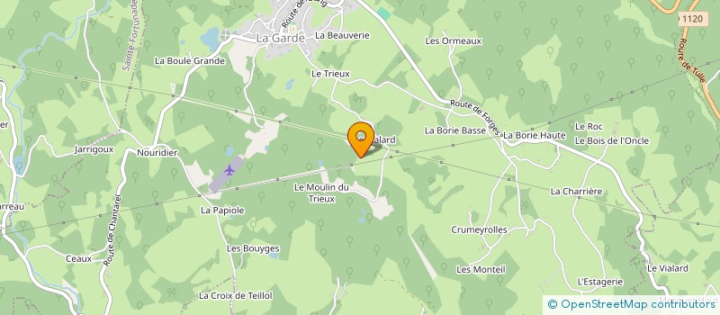 localisation de l'entreprise D2BA  LAGARDE-MARC-LA-TOUR