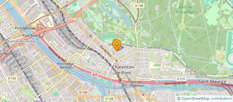 localisation de l'entreprise D2BNOTAIRE  CHARENTON LE PONT