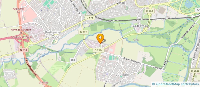 localisation de l'entreprise D2C  LOUVIGNY