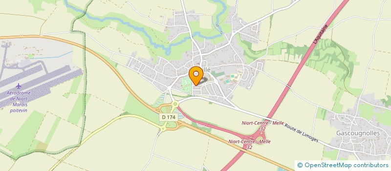 localisation de l'entreprise D2C à VOUILLE