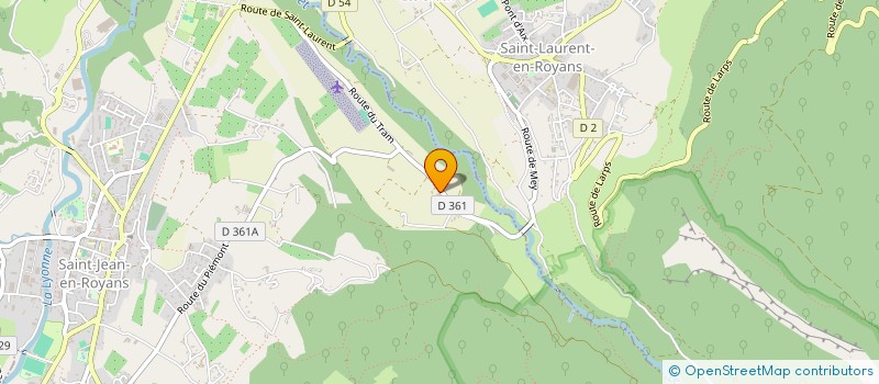 localisation de l'entreprise D2C à SAINT-JEAN-EN-ROYANS