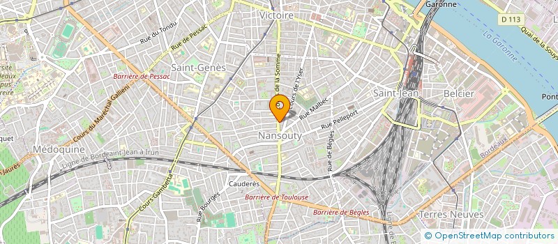 localisation de l'entreprise D2C CONSEILS  BORDEAUX