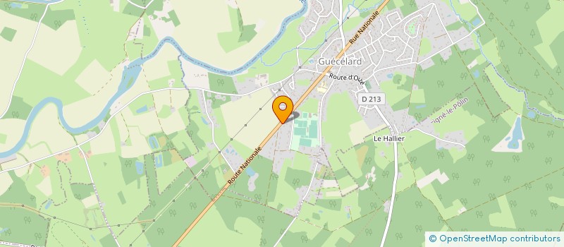 localisation de l'entreprise D2C IMMO  GUECELARD