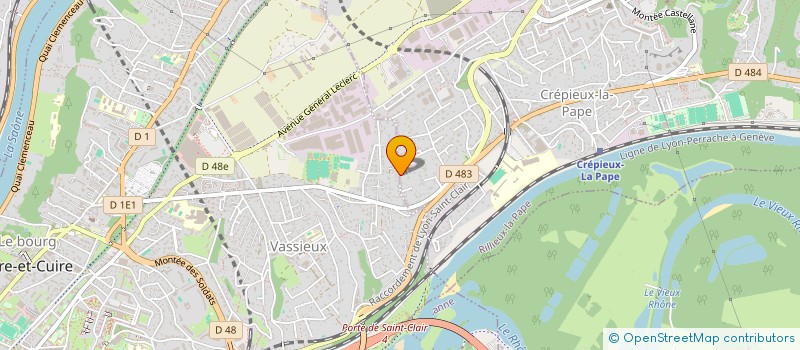 localisation de l'entreprise D2C INVEST à RILLIEUX-LA-PAPE