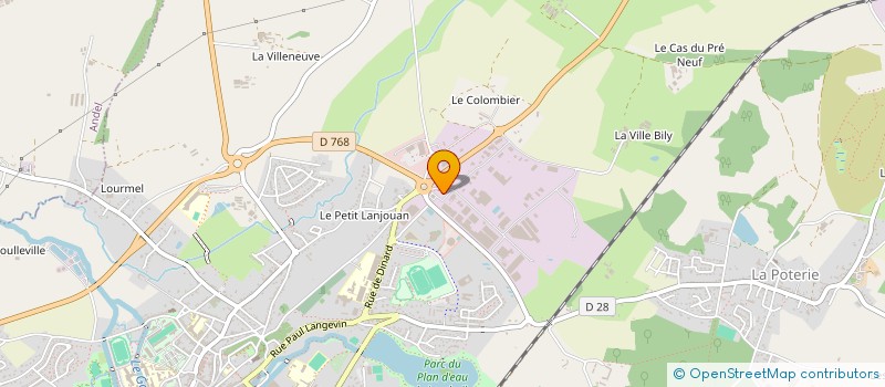 localisation de l'entreprise D2C PUB à LAMBALLE-ARMOR