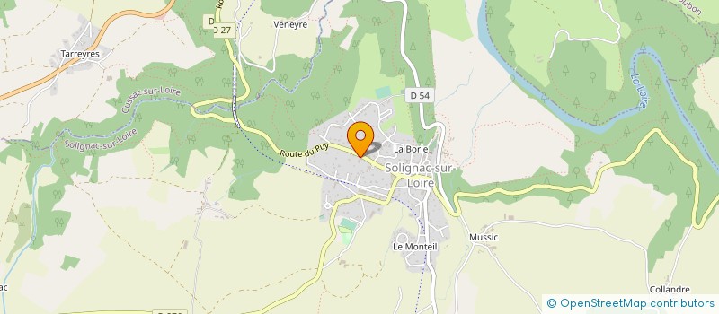 localisation de l'entreprise D2CJ  SOLIGNAC-SUR-LOIRE