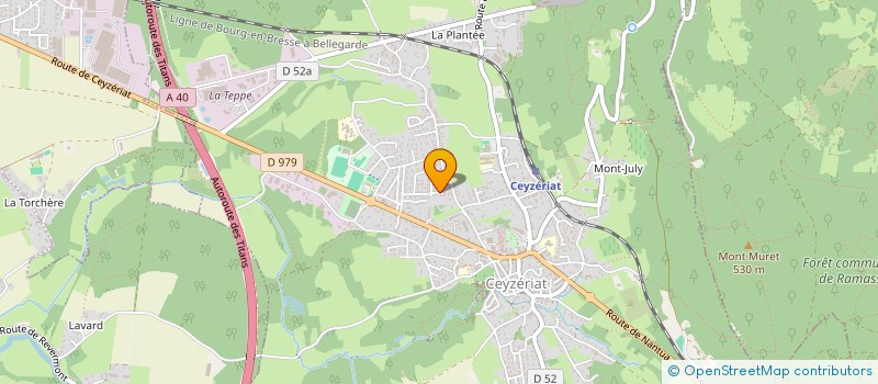 localisation de l'entreprise D2CWI à CEYZERIAT