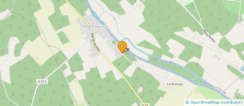 localisation de l'entreprise D2D  MONTREUIL-SUR-LOIR