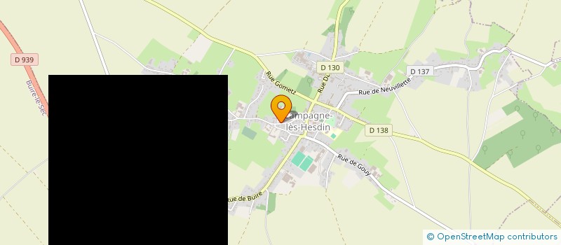 localisation de l'entreprise D2D à CAMPAGNE-LES-HESDIN