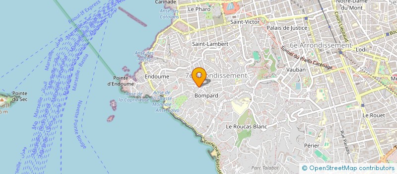localisation de l'entreprise D2E à MARSEILLE