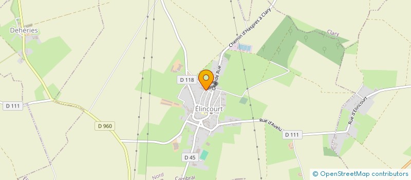 localisation de l'entreprise D2F  ELINCOURT