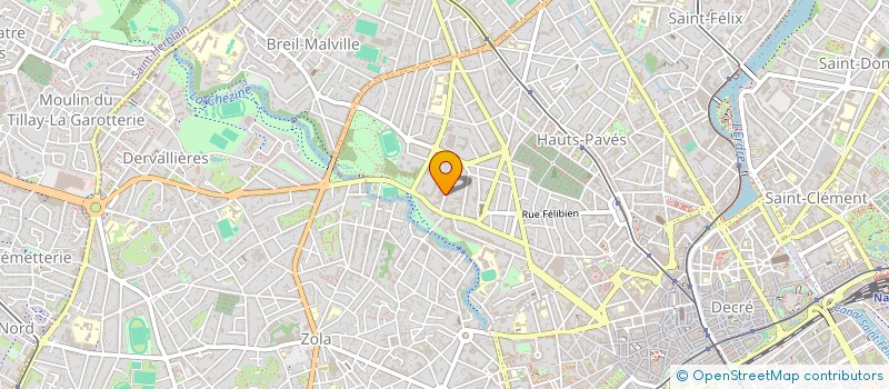 localisation de l'entreprise D2F  NANTES