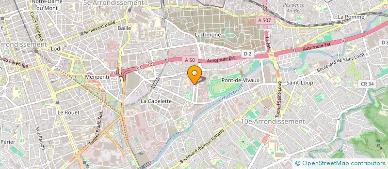 localisation de l'entreprise D2F à MARSEILLE